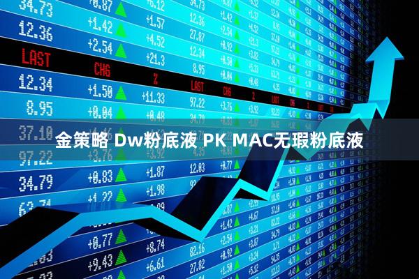 金策略 Dw粉底液 PK MAC无瑕粉底液